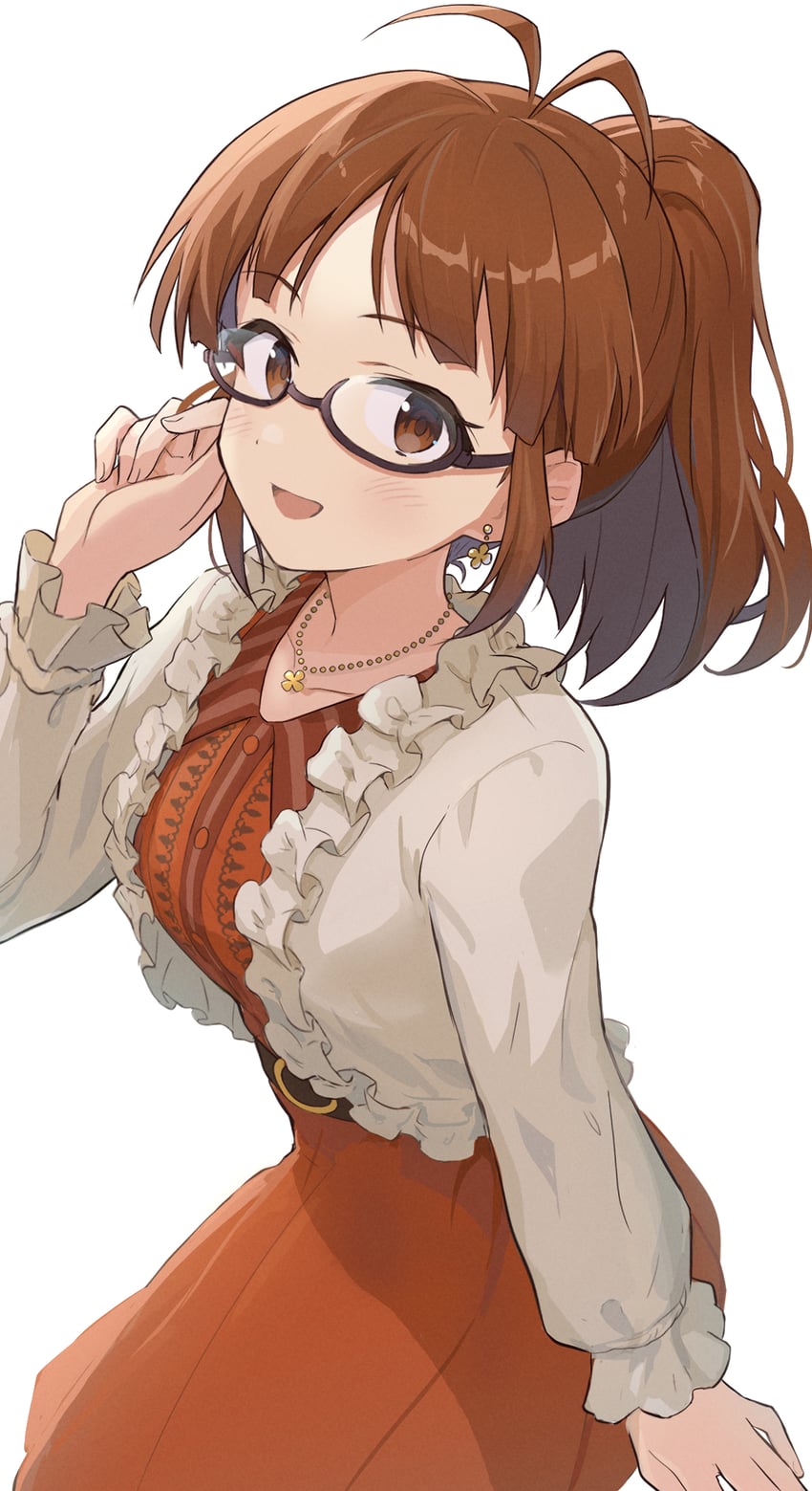 akizuki ritsuko (idolmaster and 2 more) drawn by shuucream_(syuichi)