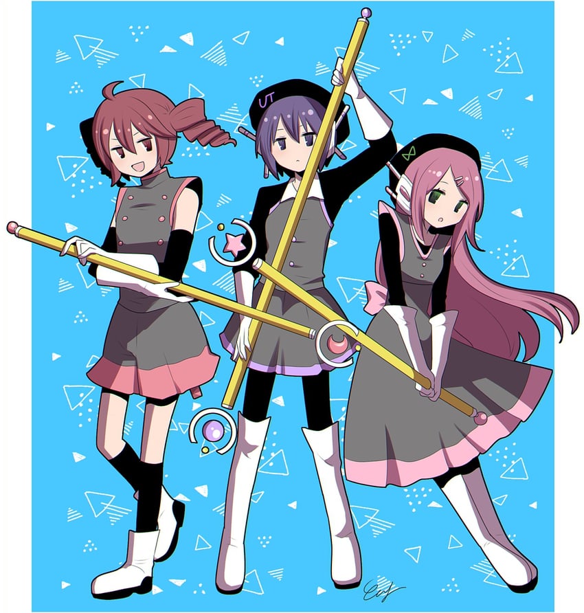 kasane teto, utane uta, and momone momo (utau) drawn by np_eny