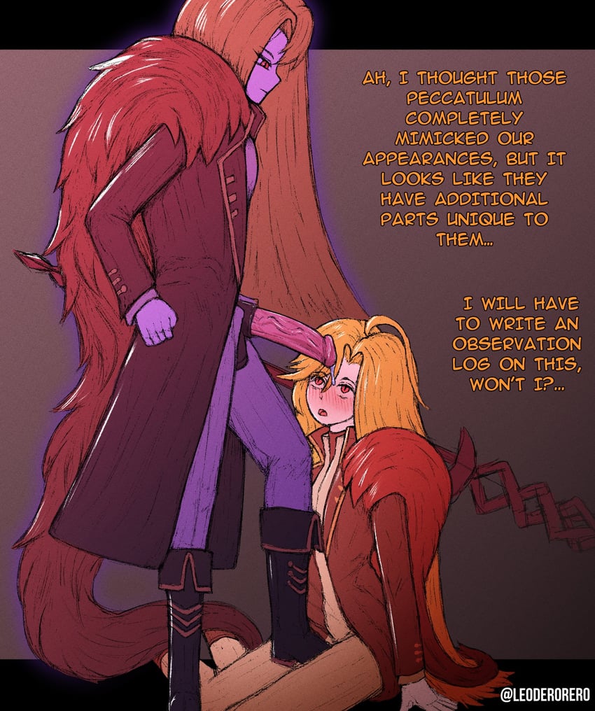 don quixote and sancho (project moon and 1 more) drawn by leoderorero