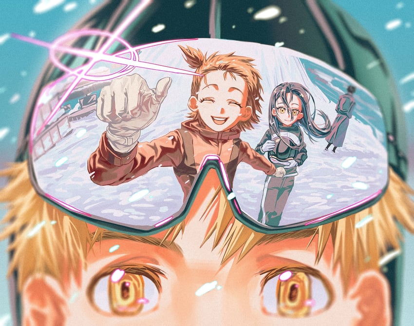 yuitsuka inori, kamisaki hikaru, akeuraji tsukasa, and yodaka jun (medalist) drawn by mg_8757