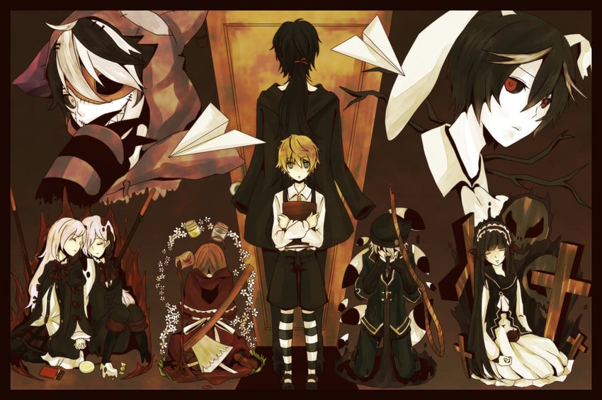 allen llewellyn, sensei, joshua bartlett, letty amery, stella northrop, and 4 more (alicemare) drawn by ikora