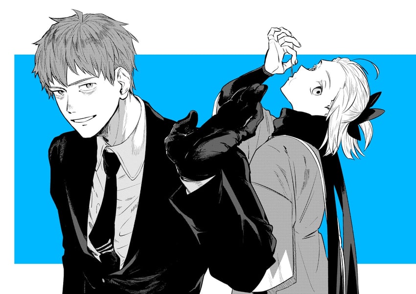 okita souji and saitou hajime (fate and 1 more) drawn by noz_2to