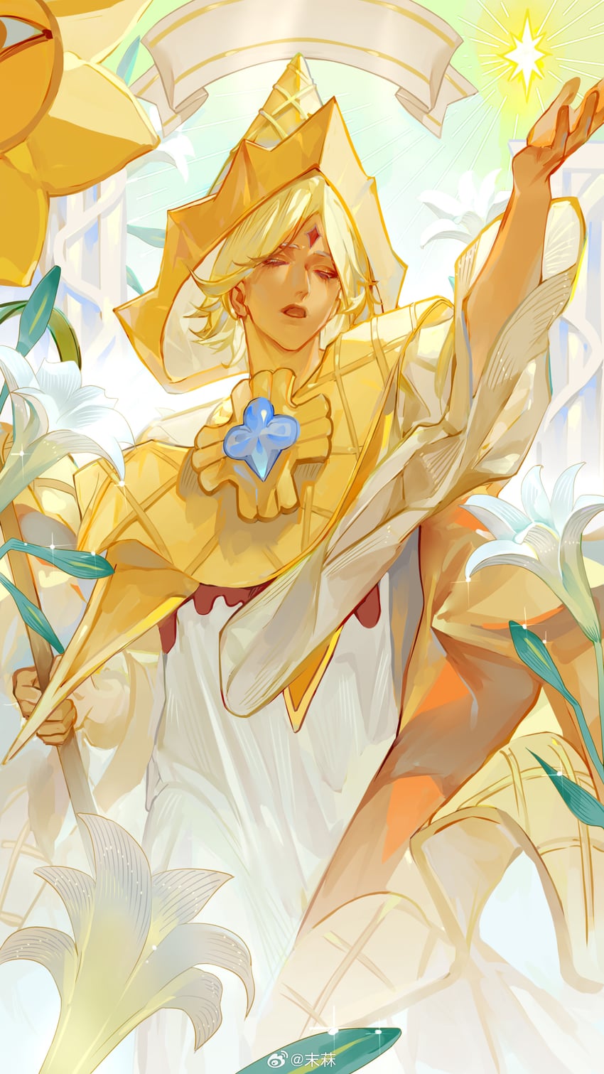 pure vanilla cookie (cookie run and 1 more) drawn by molin