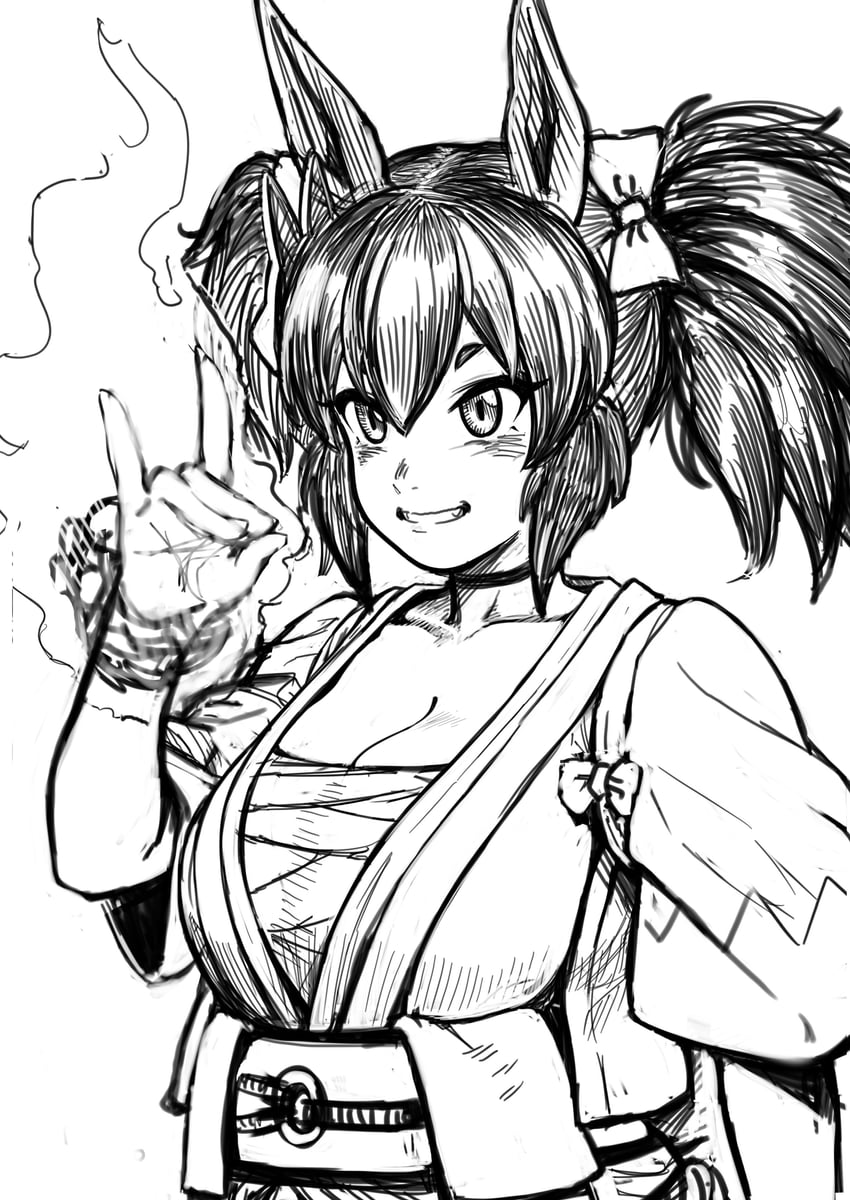 inari one (umamusume and 1 more) drawn by kantou_rengou