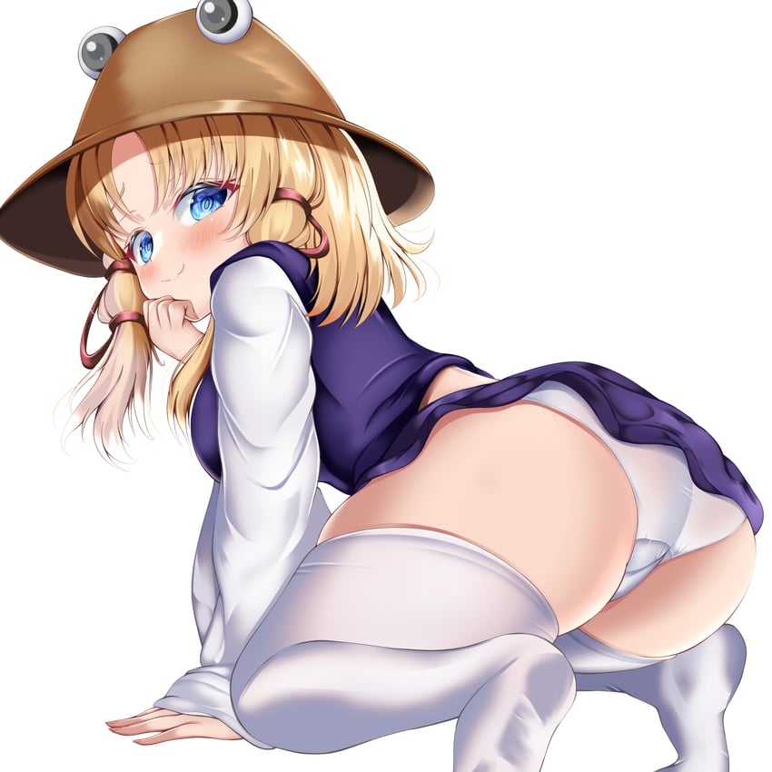 moriya suwako and pyonta (touhou) drawn by musi_tino