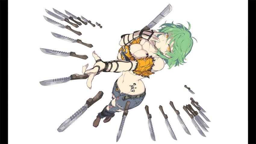 hikage (senran kagura and 1 more) drawn by yaegashi_nan
