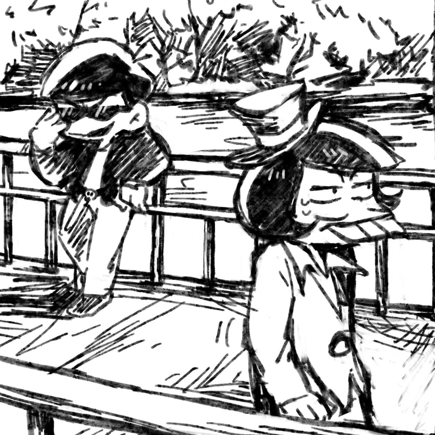 matsuno karamatsu and iyami (osomatsu and 1 more) drawn by kuri_(shibimame)