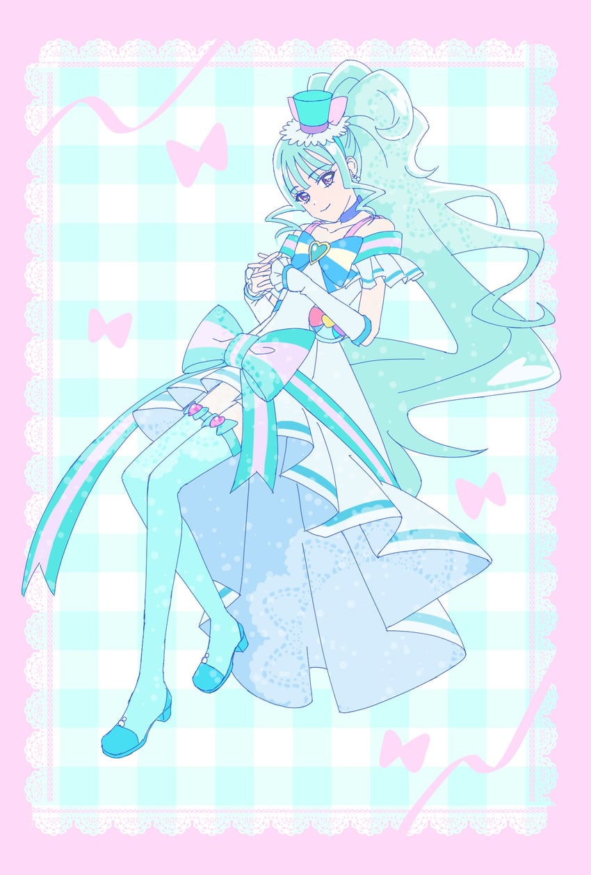 nekoyashiki mayu and cure lillian (precure and 1 more) drawn by strawberrylove2525