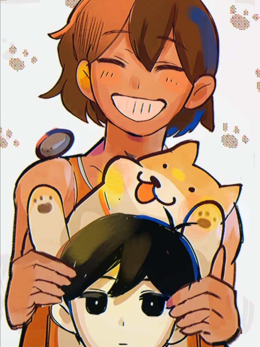 sunny, kel, and hector (omori) drawn by gimu108