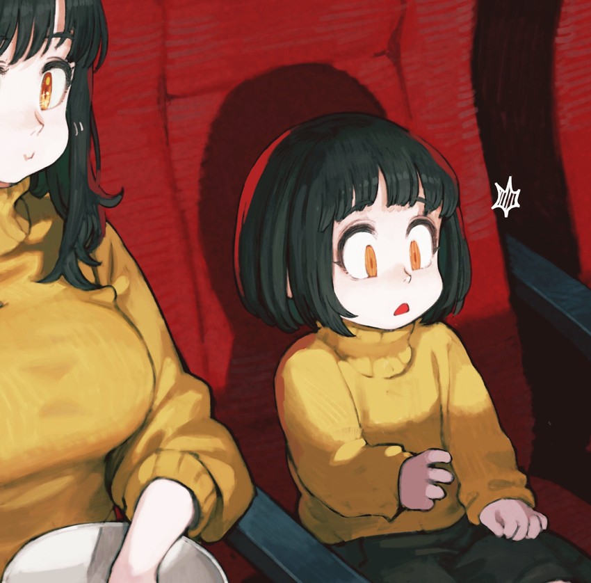 big sister and little sister (original) drawn by jun_(navigavi)