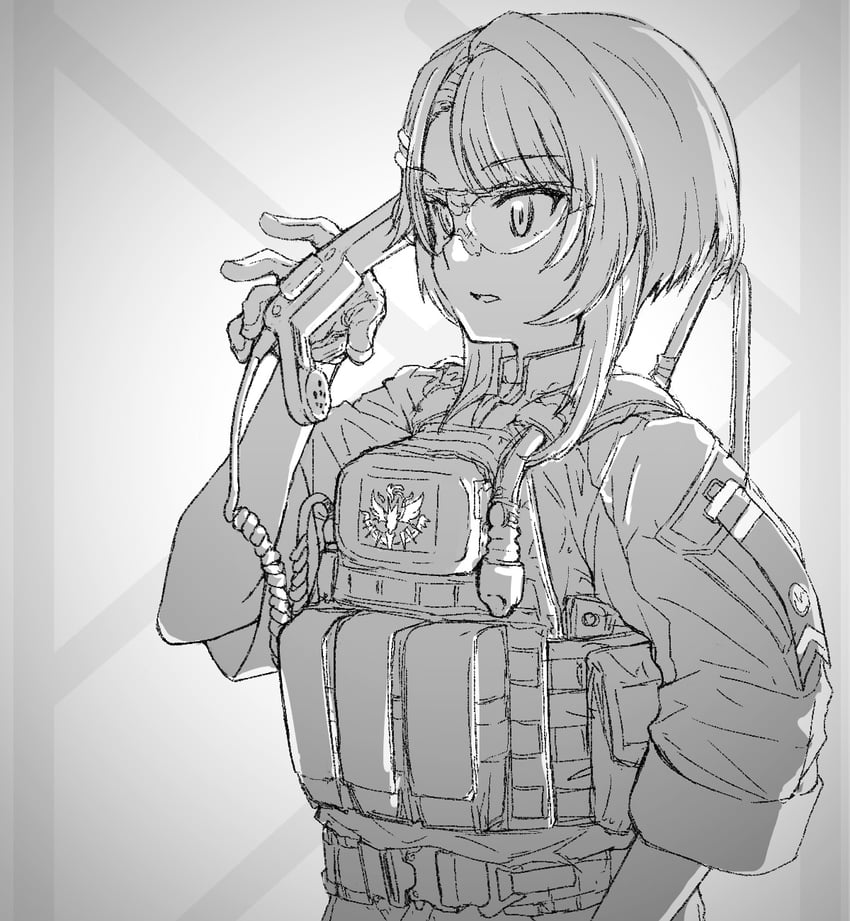 aizawa kazuha (assault lily) drawn by petag2