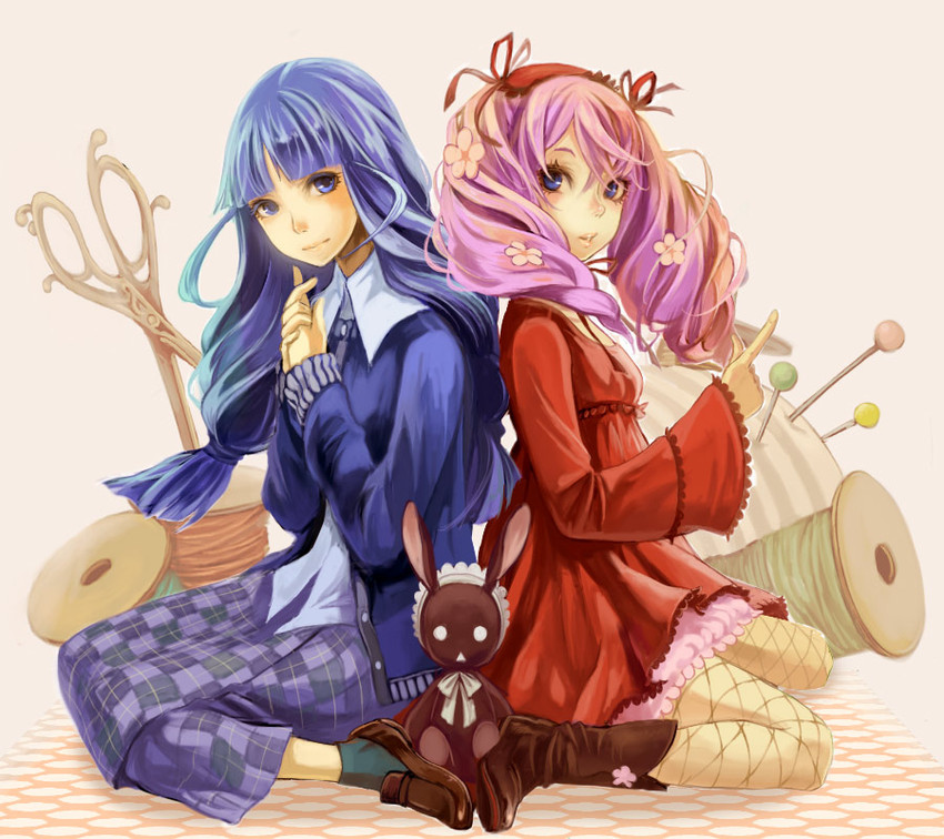 roomi and kotomi (bokujou monogatari and 2 more) drawn by routemoc