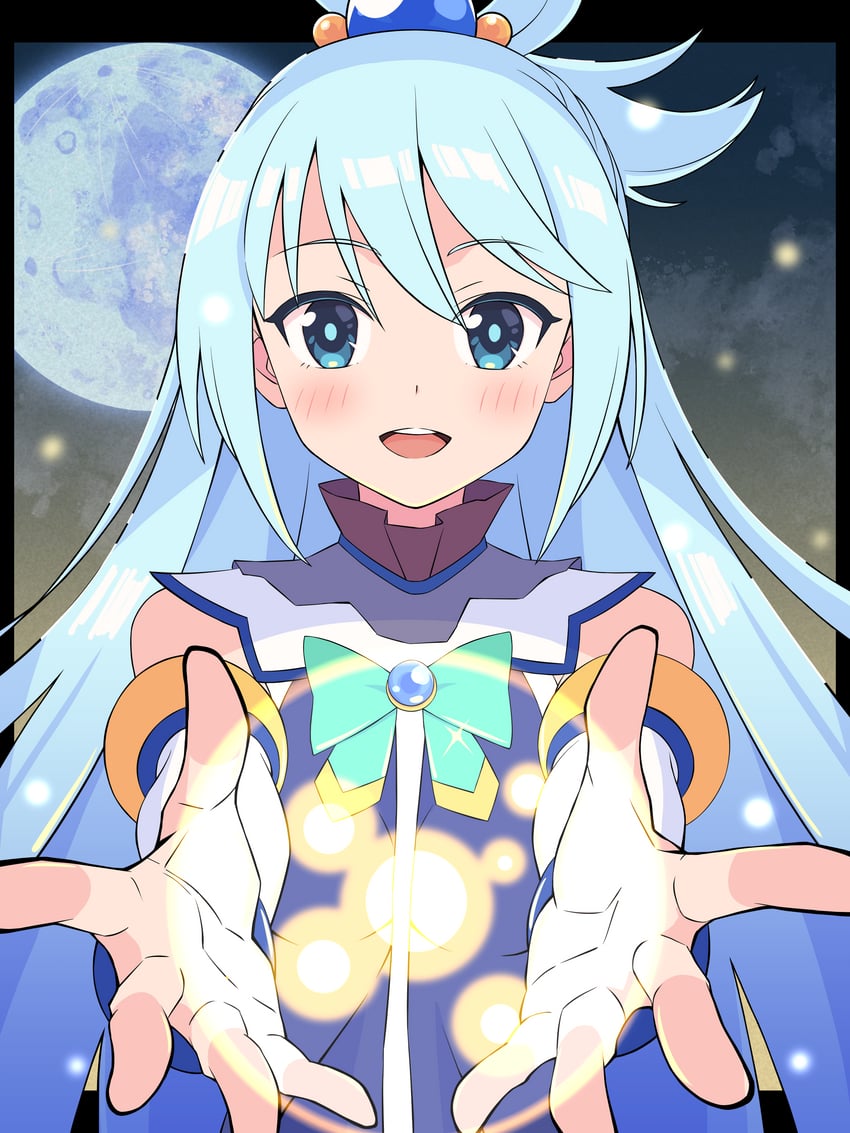 aqua (kono subarashii sekai ni shukufuku wo!) drawn by u_illustrator