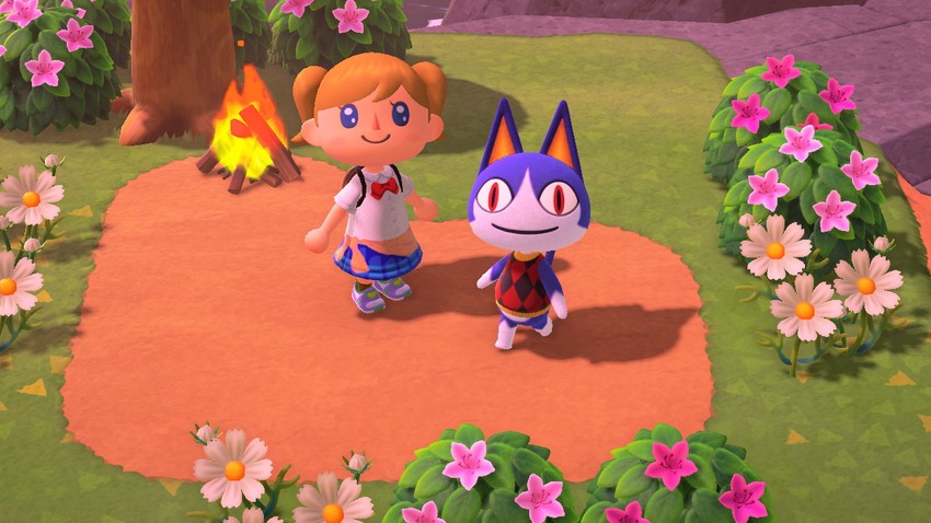 onishima homare and rover (animal crossing and 1 more) drawn by sagara_riri