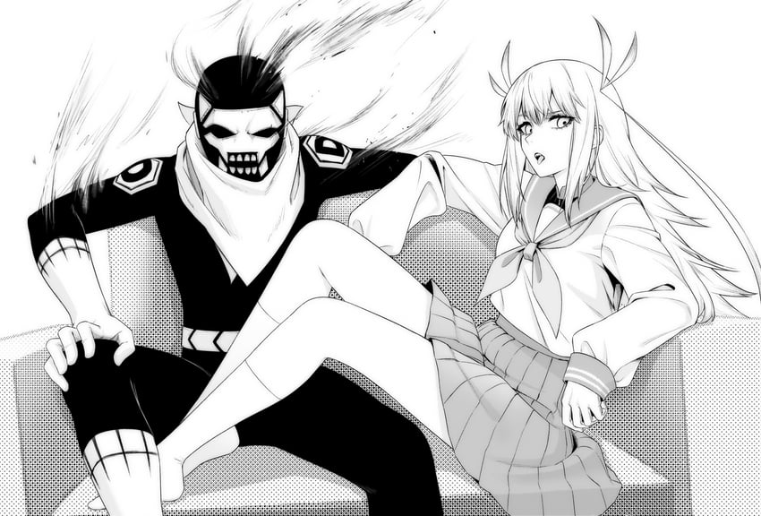 hisui kanon and sentouin d (sentai daishikkaku) drawn by chopchopguy