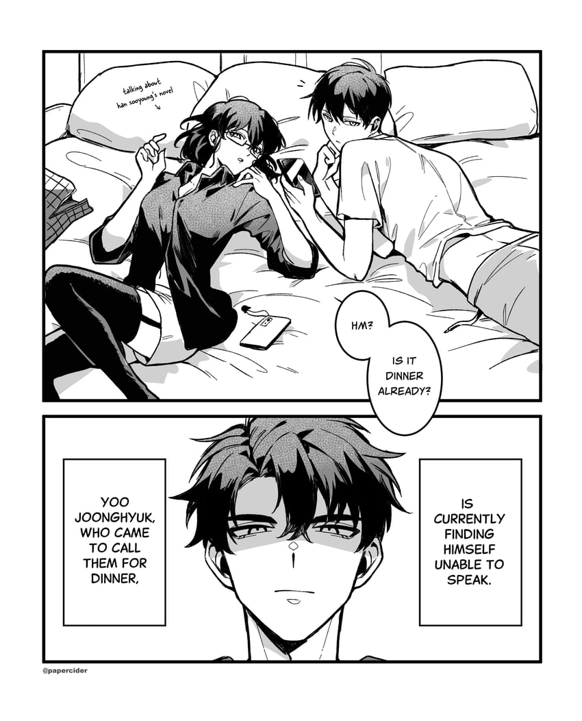 kim dokja, yoo joonghyuk, and han sooyoung (omniscient reader's viewpoint) drawn by papercider