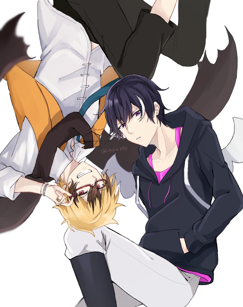lawless and licht jekylland todoroki (servamp) drawn by saku69m