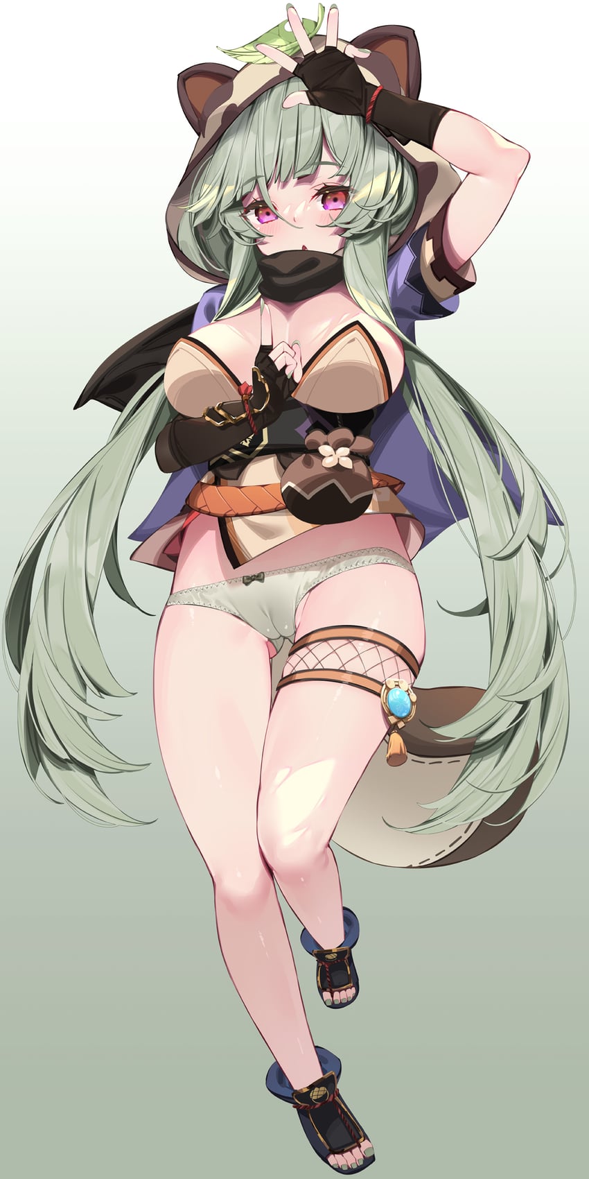 sayu (genshin impact) drawn by waterring