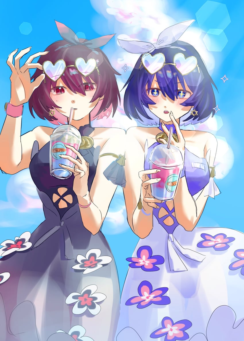seele vollerei and seele (honkai and 1 more) drawn by duoyun_de_tiankong