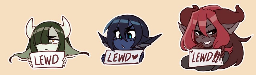smolder, sinder, and verimeen (original) drawn by kanel