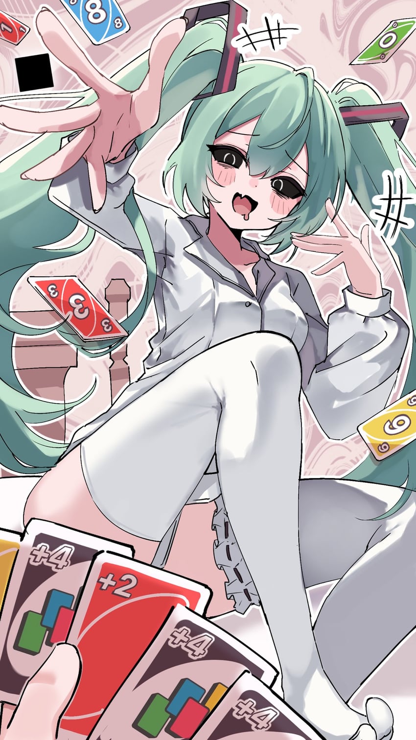 hatsune miku (vocaloid and 1 more) drawn by urara_31_e