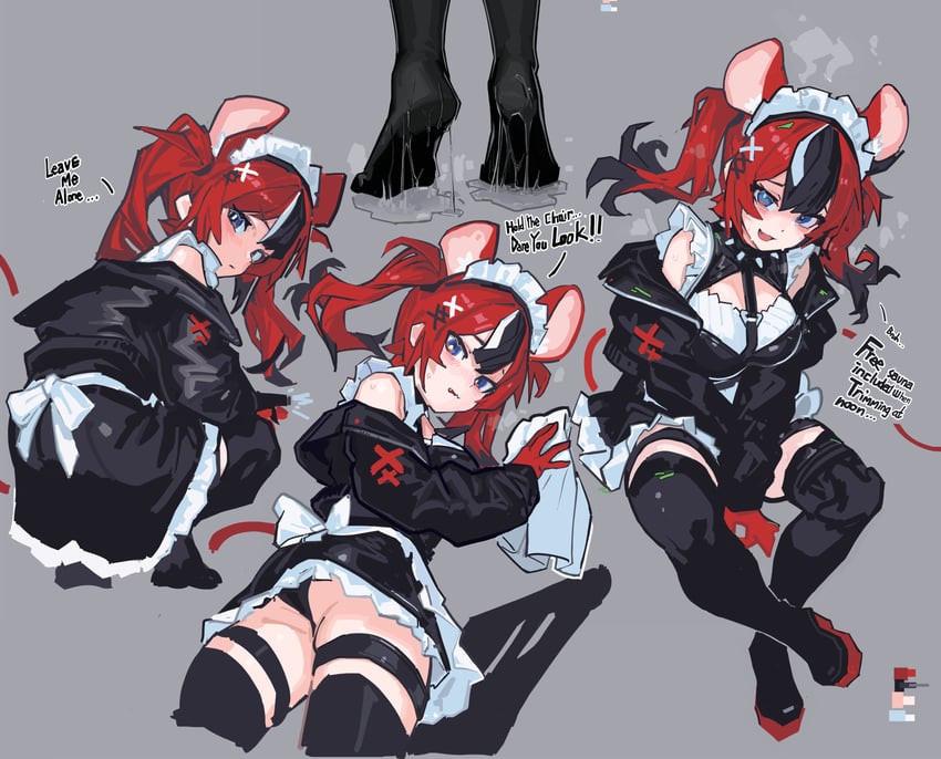 hakos baelz (hololive and 1 more) drawn by old_metal_666