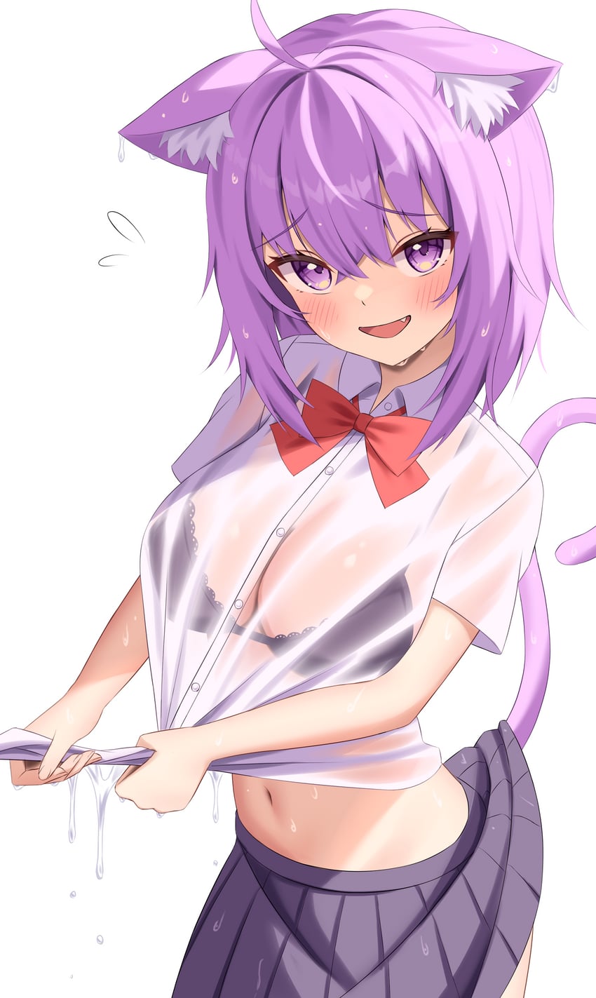 nekomata okayu (hololive) drawn by kumoru_(kumoru_145)