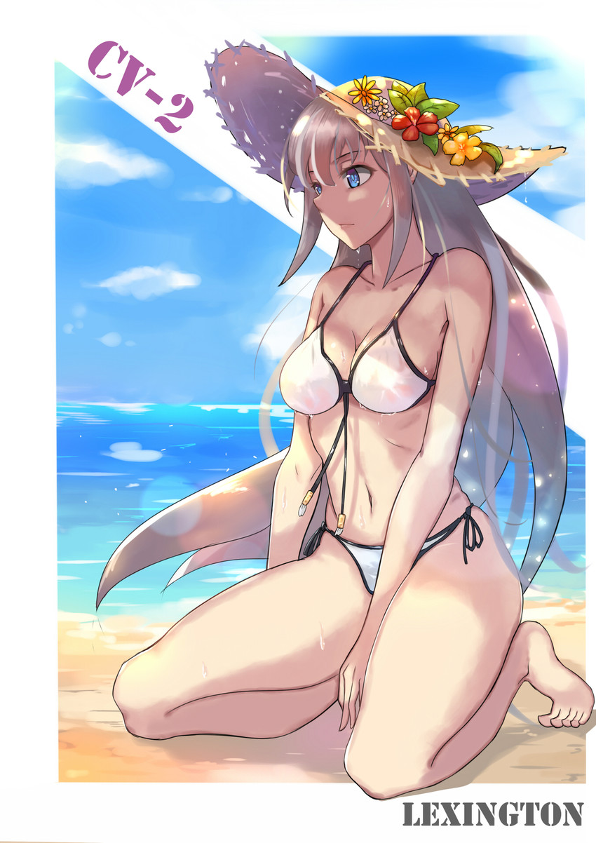 lexington (warship girls r) drawn by mou_zhi_pingguo