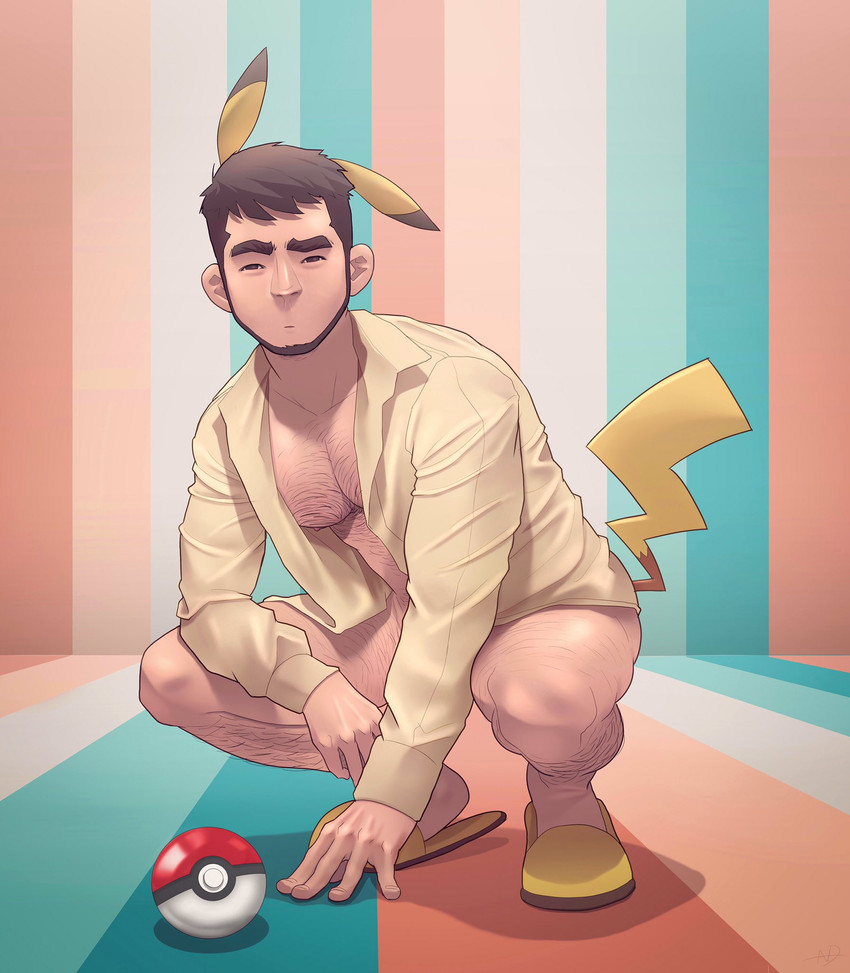 pikachu (original and 1 more) drawn by nerdyart1