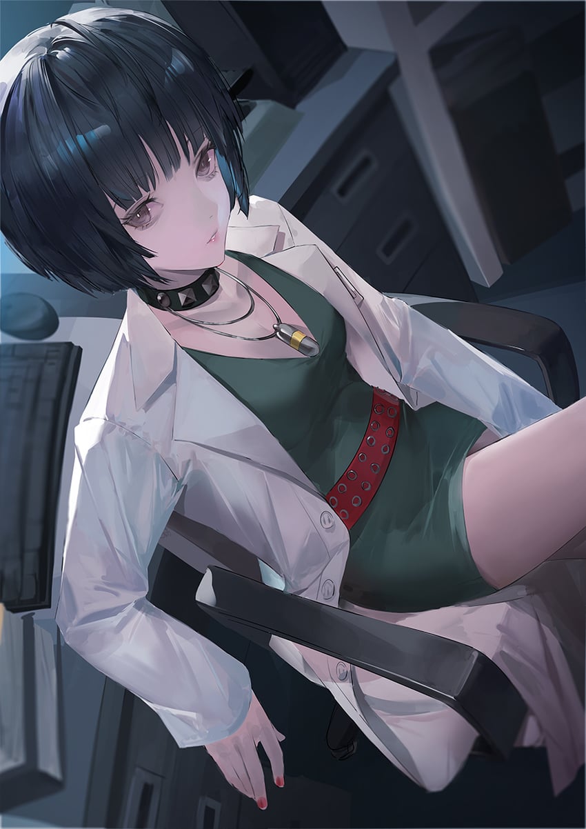 takemi tae (persona and 1 more) drawn by blazpu
