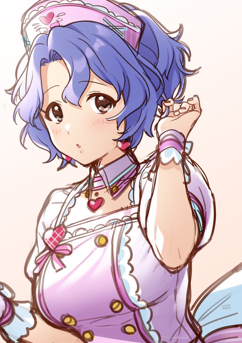 toyokawa fuka (idolmaster and 2 more) drawn by mikapoe