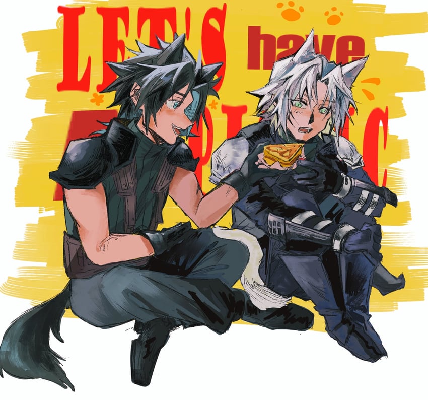 sephiroth and zack fair (final fantasy and 2 more) drawn by dull_flranks