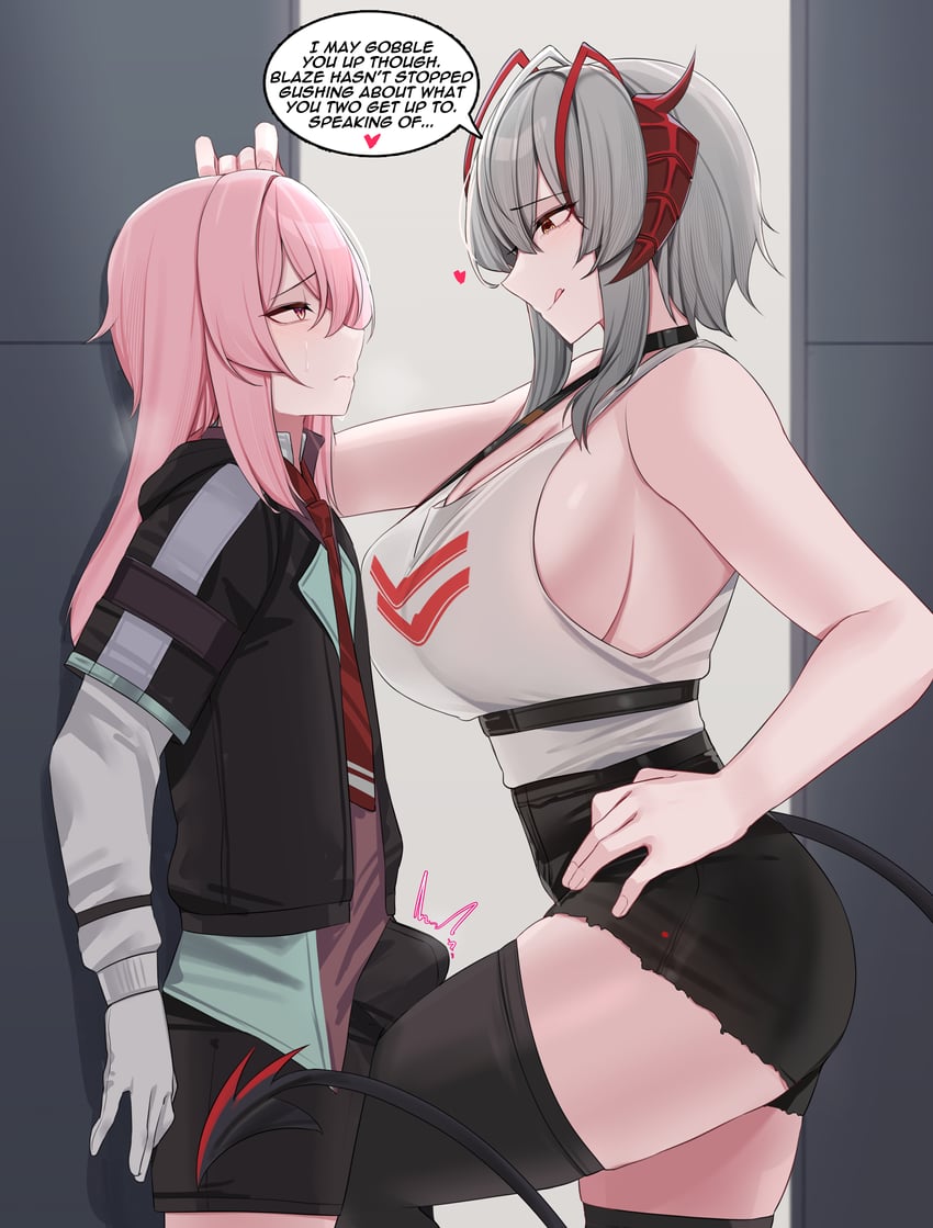 w and ansel (arknights) drawn by bobobo1345