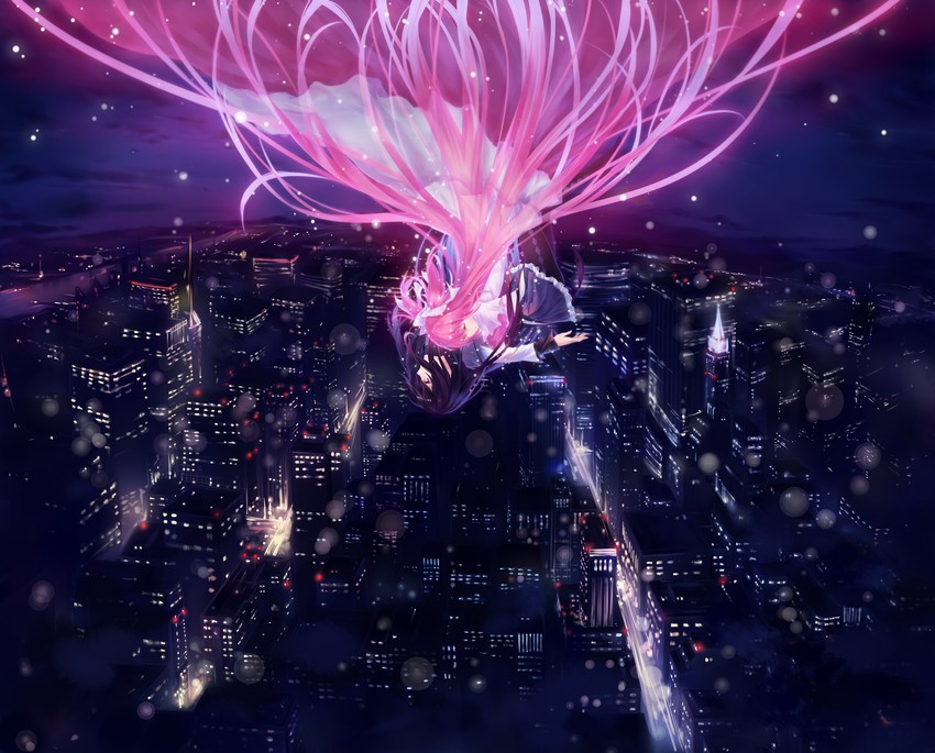 akemi homura, kaname madoka, and ultimate madoka (mahou shoujo madoka magica) drawn by azmodan