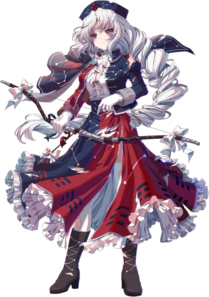 yagokoro eirin (touhou and 1 more) drawn by kumio