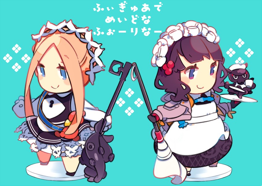 abigail williams, katsushika hokusai, and tokitarou (fate and 1 more) drawn by pekeko_(pepekekeko)