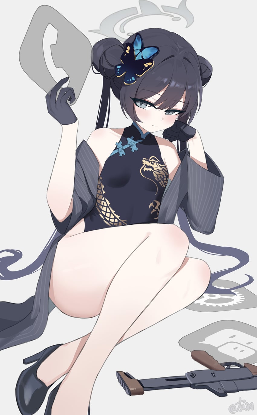 kisaki (blue archive) drawn by hui_yu_yu_yu_ye