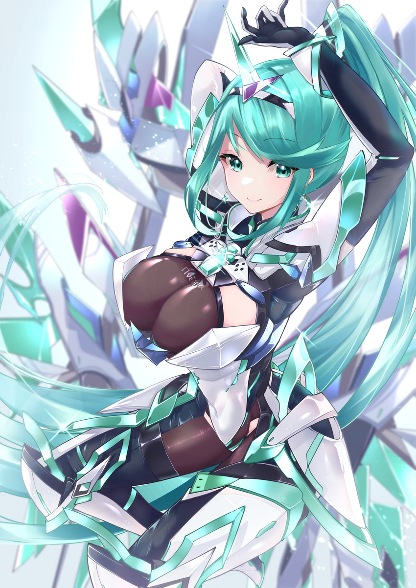 pneuma (xenoblade chronicles and 1 more) drawn by risumi_(taka-fallcherryblossom)