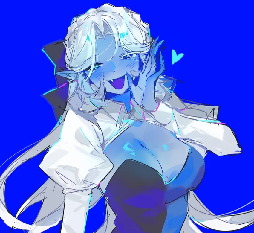 shadow milk cookie (cookie run and 1 more) drawn by fructoseies