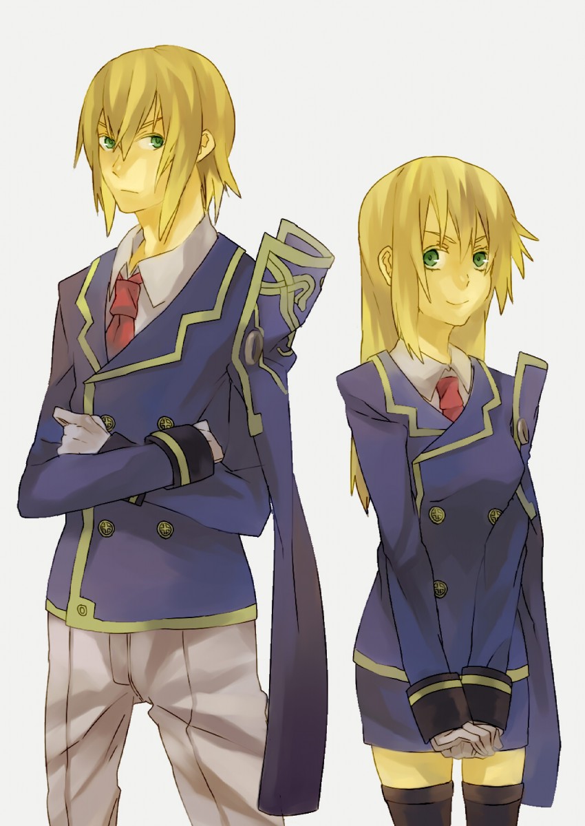 noel vermillion and jin kisaragi (blazblue) drawn by fujino_sato