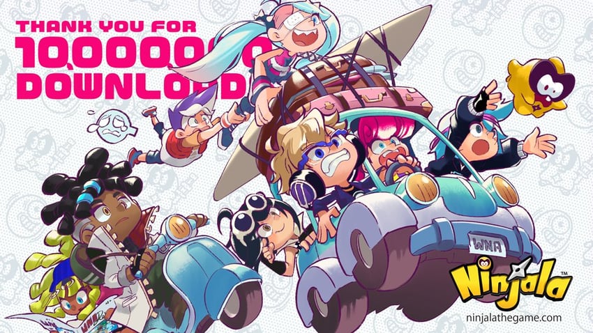 gumchi, kappei, berecca, van, lucy, and 4 more (ninjala and 1 more) drawn by rianti-wong