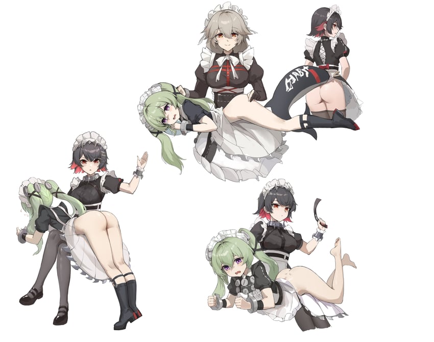 ellen joe, corin wickes, and alexandrina sebastiane (zenless zone zero) drawn by attack_of_the_hatogod