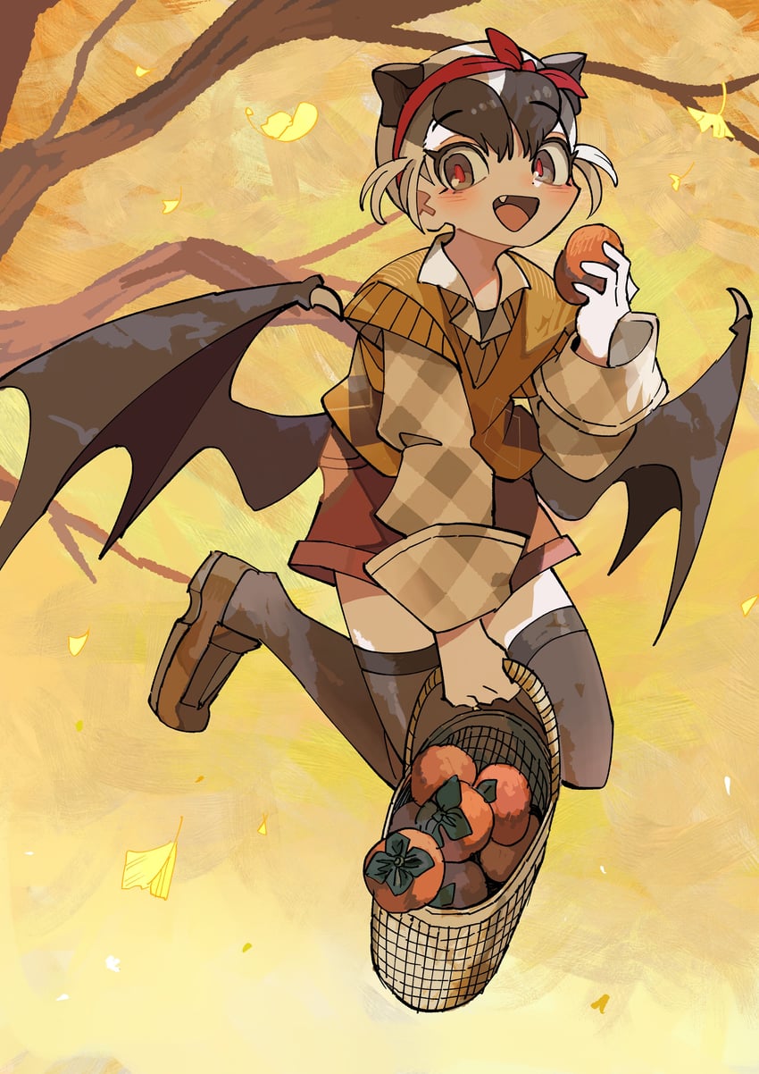 daito fruit bat (kemono friends and 1 more) drawn by kanmoku-san
