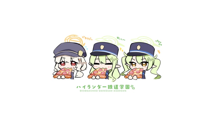 hikari, nozomi, and aoba (blue archive) drawn by hoshimiya_aki