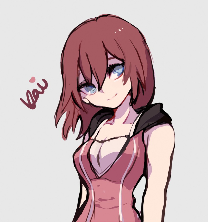 kairi (kingdom hearts and 1 more) drawn by momoppi