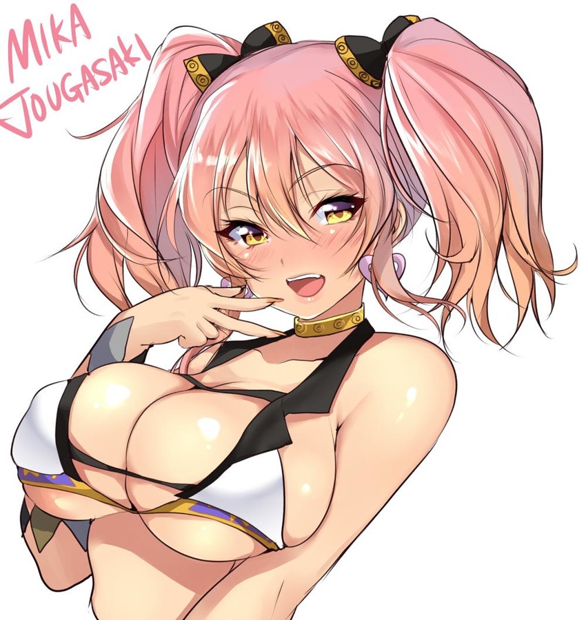 jougasaki mika (idolmaster and 1 more) drawn by mataro_(matarou)