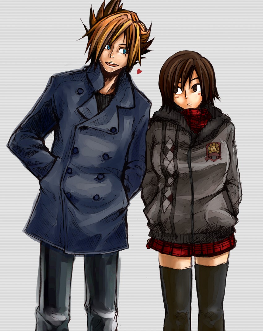 kazama asuka and lars alexandersson (tekken and 1 more) drawn by potitamaex