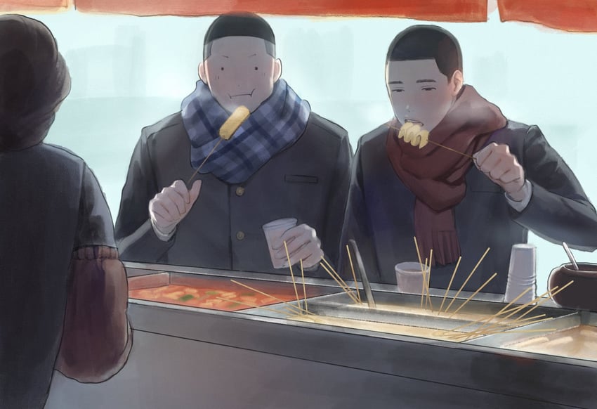 sawakita eiji and fukatsu kazunari (slam dunk) drawn by 0nipy0n