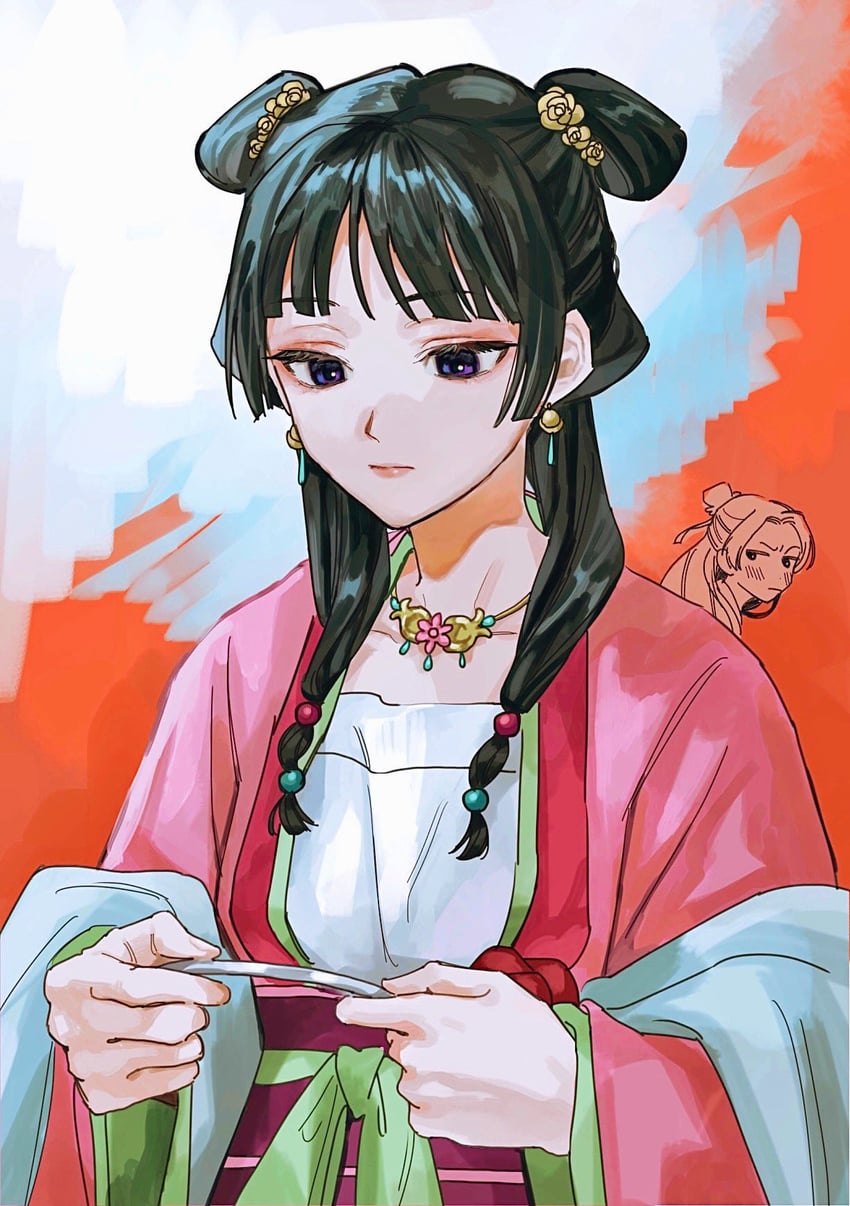 maomao and jinshi (kusuriya no hitorigoto) drawn by ntgsk