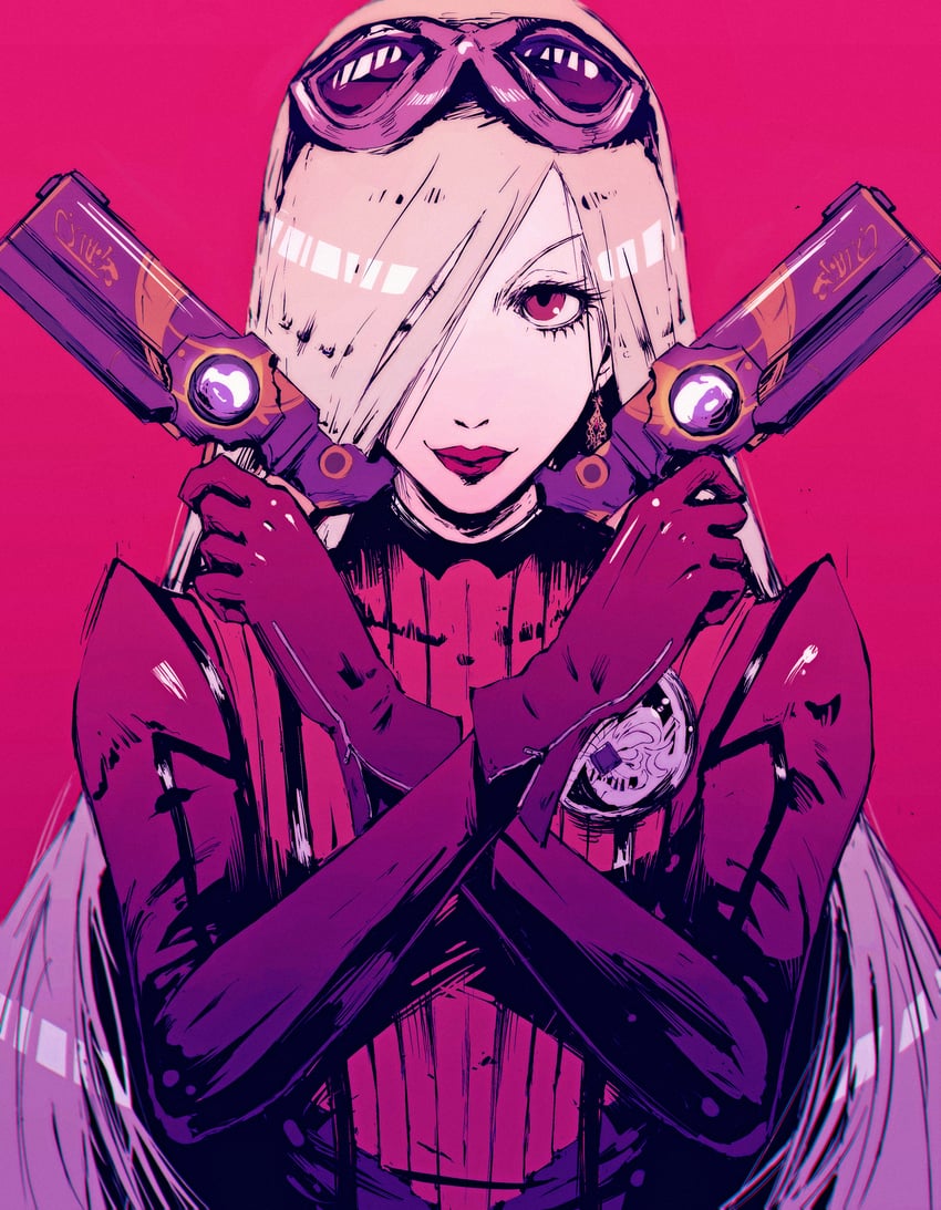 bayonetta and jeanne (bayonetta and 1 more) drawn by datcravat